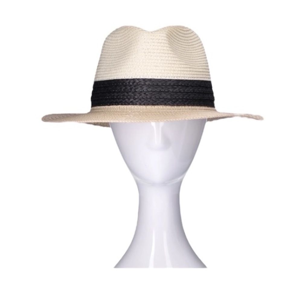 Fedora ColorBlock Straw Hat - Picture 8 of 9